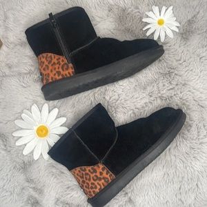 🔥UGG Koola Mini Leopard Boots, Girls Size 3 (fits Women’s size 5-6)